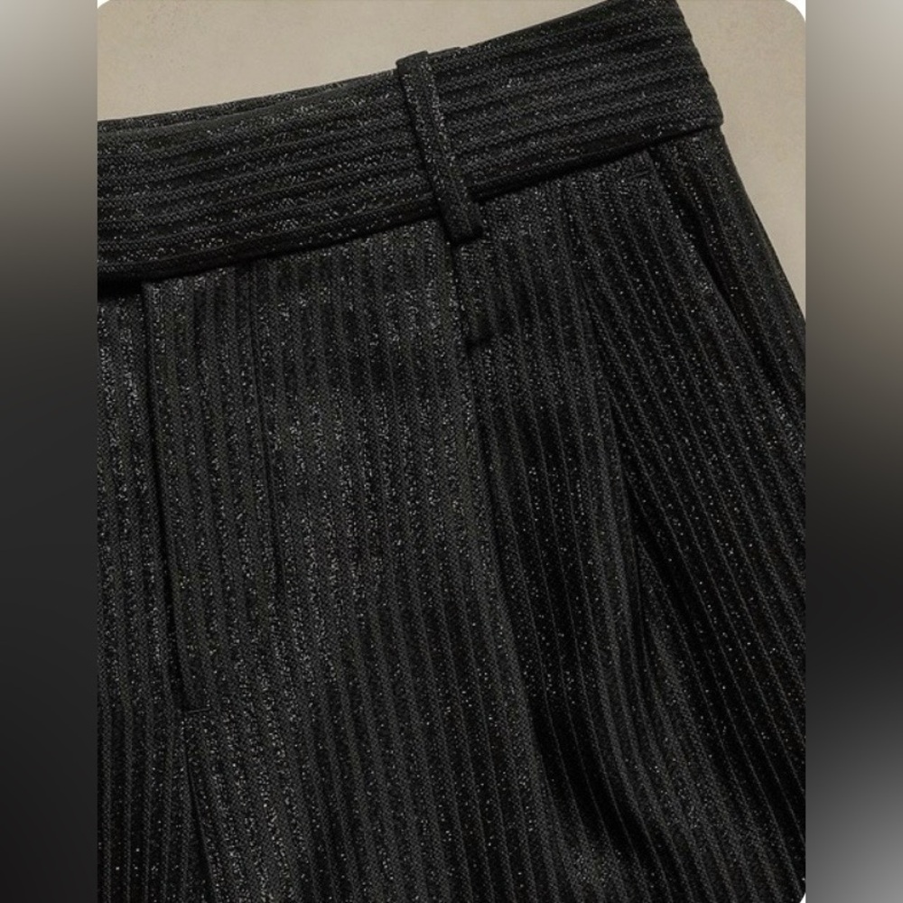 Banana Republic Luci Slim Lure Pinstripe Pant, Sz 8, New - Picture 6 of 12